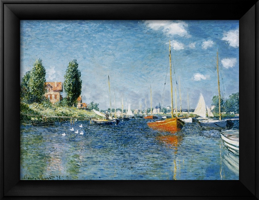 Red Boats, Argenteuil-Claude Monet Painting